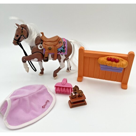 Fisher Price Loving Family 2000 Western Horse “Dusty” with Saddle & Accessories - Picture 1 of 16